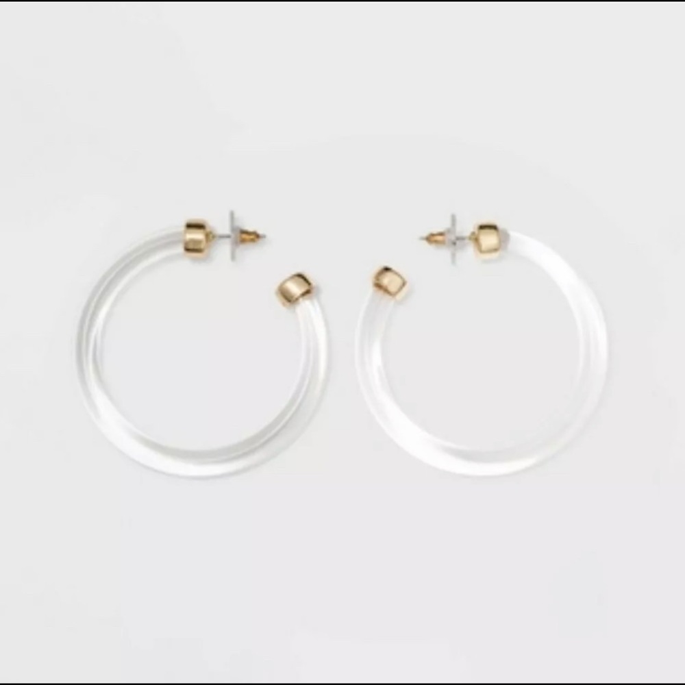 SUGARFIX by Baublebar acrylic hoops!